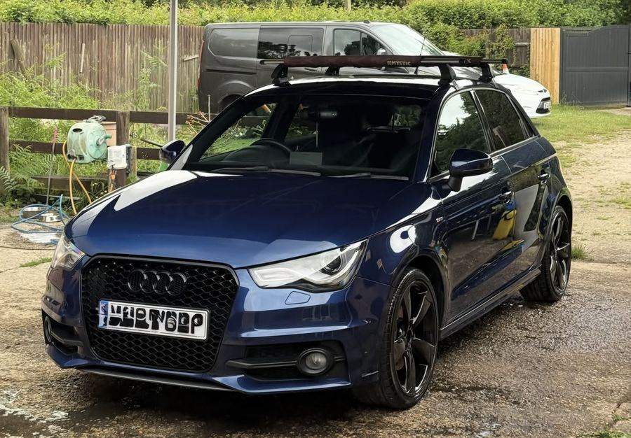 Blue Audi A1 after a full valet by ZP Valets
